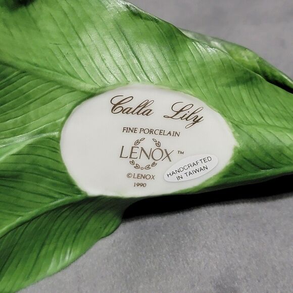 Lenox Garden Flowers Calla Lily With Box And Certificate - Picture 11 of 14